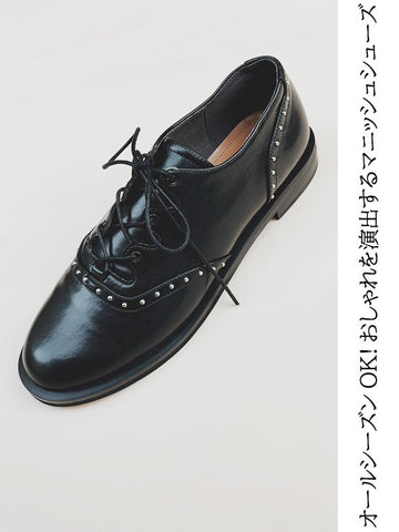 オールシーズンOK!おしゃれを演出するマニッシュシューズ