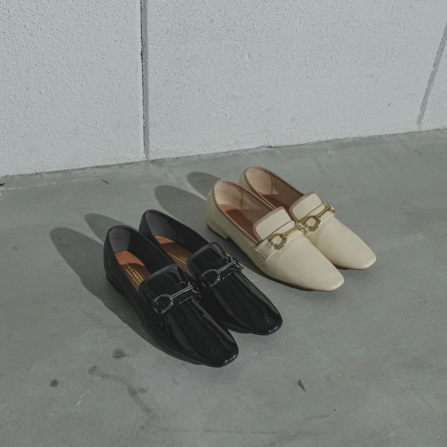 【レイン対応】ビットエナメルローファー_GE23475