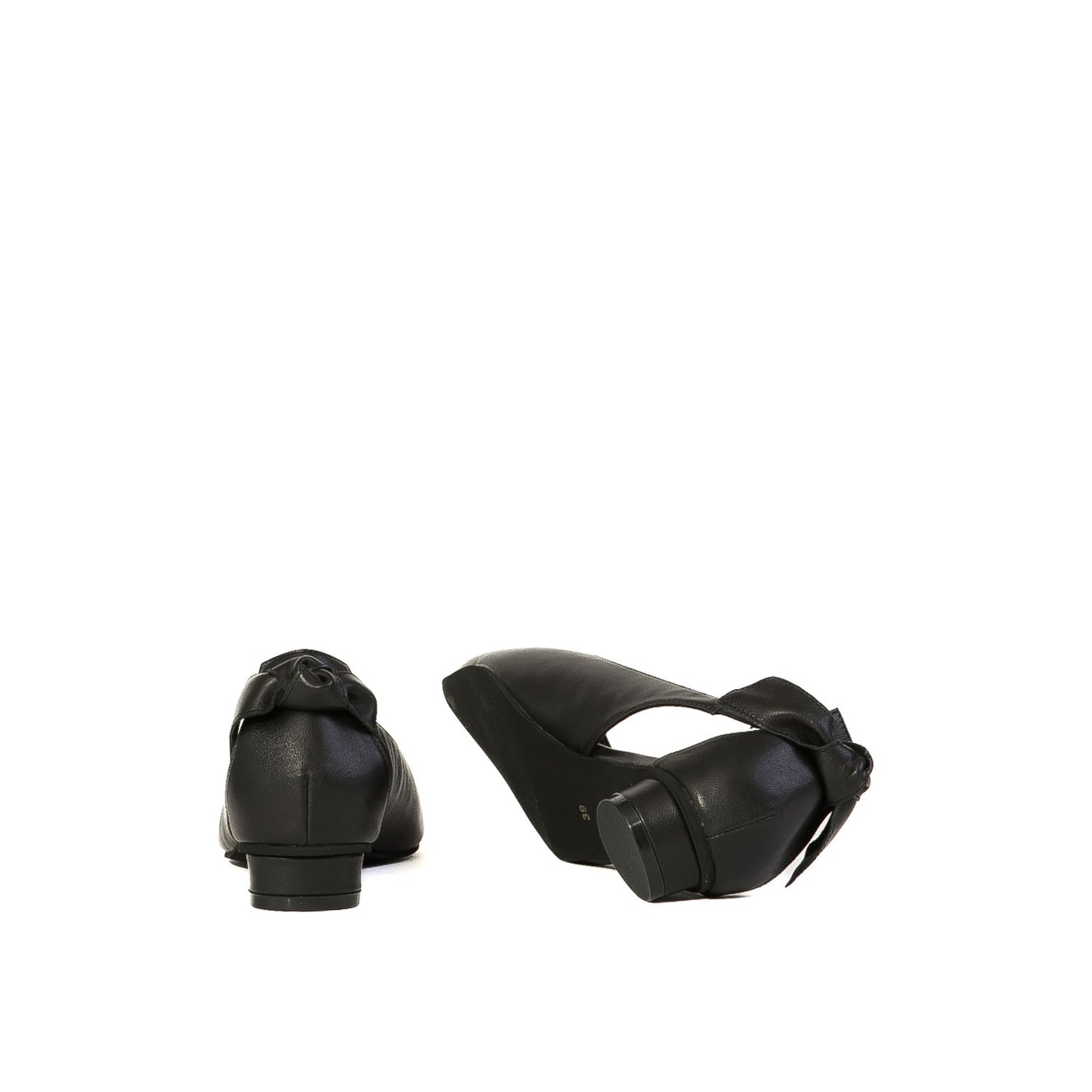 バックリボンポインテッドフラットパンプス_DA25102