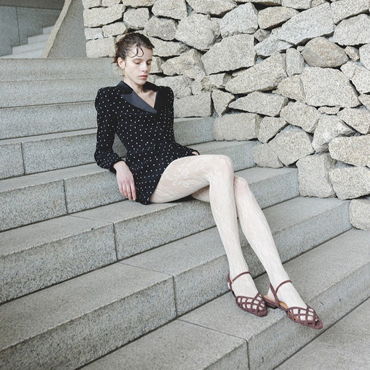 Vカットメッシュストラップサンダル_DA25922