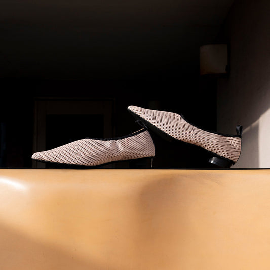 《春夏新作》ポインテッドメッシュパンプス _DA26163