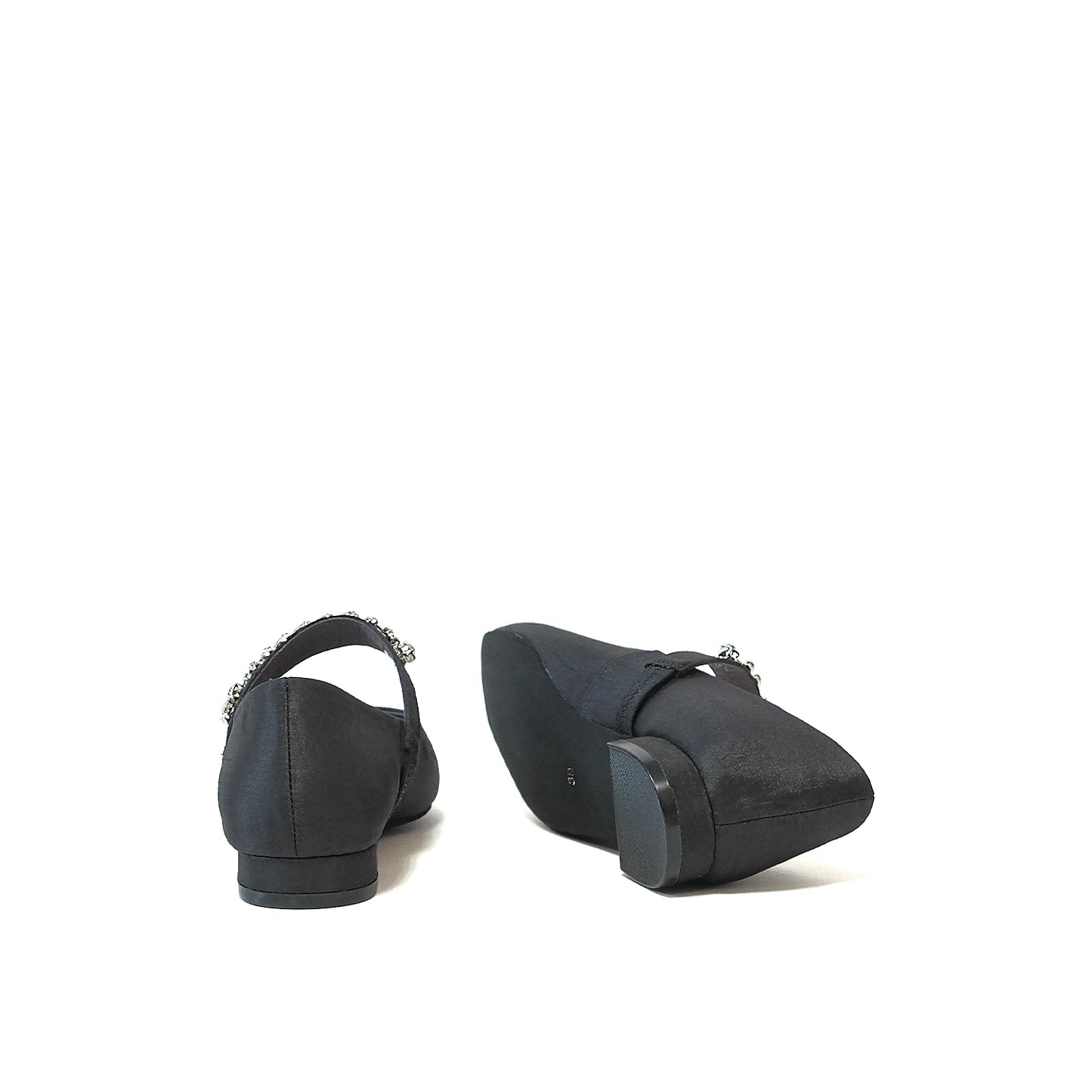 【Akiko Kizu × Daniella & GEMMA】ビジューストラップバレエシューズ_GE23188