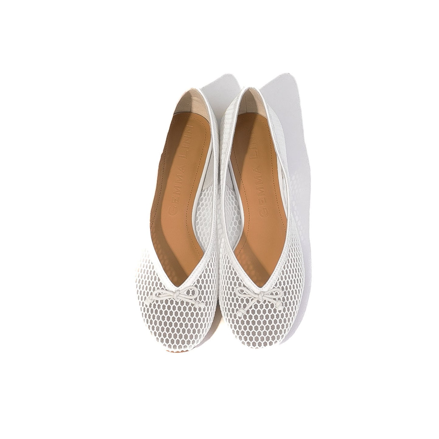 甲浅メッシュラウンドバレエシューズ_GE25107