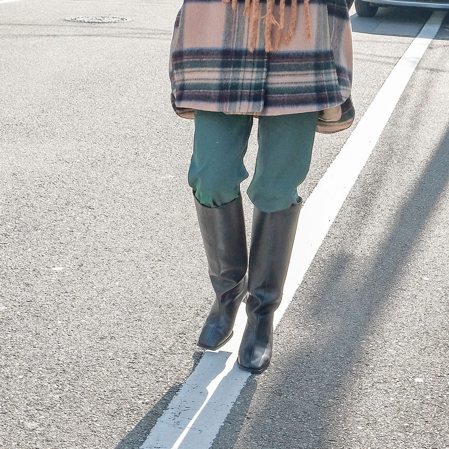 ■【Gina × Daniella&GEMMA】【レイン対応】セミルーズロングブーツ_GE22633