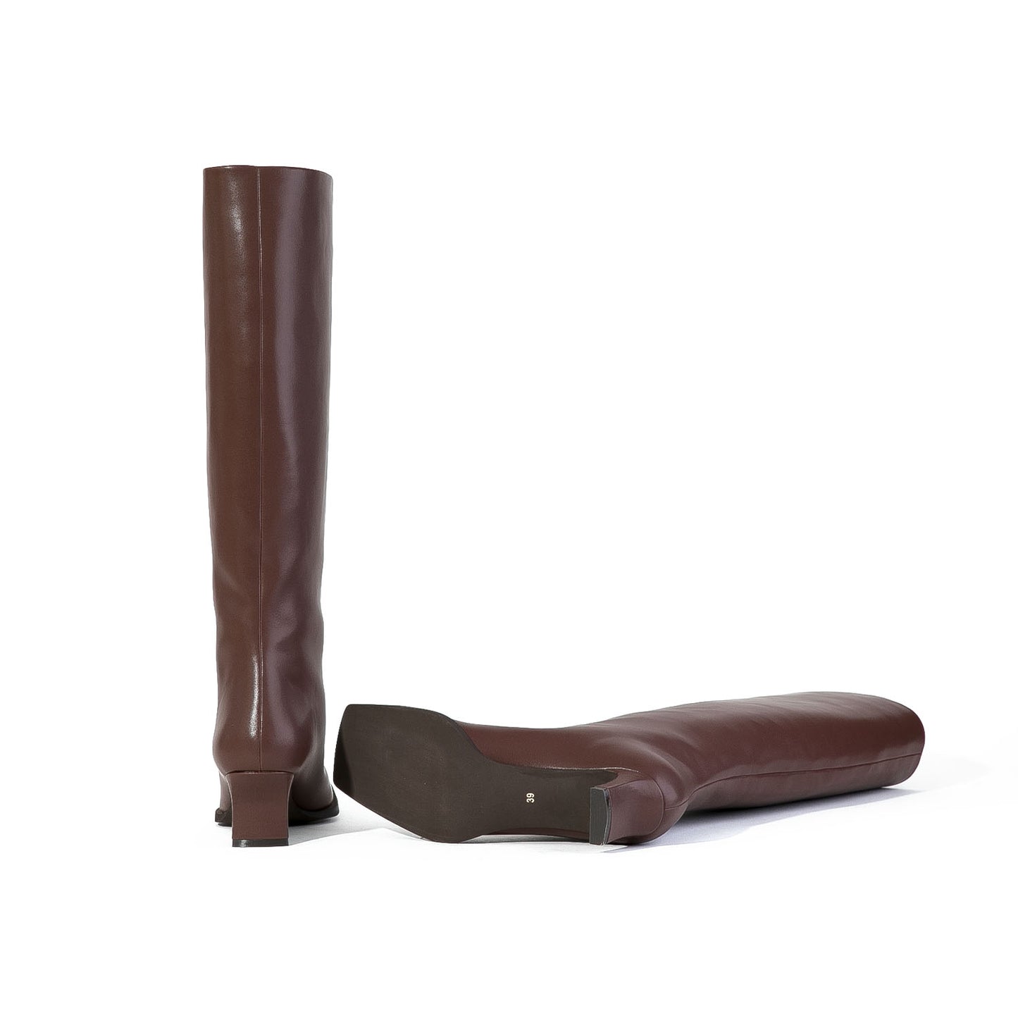 ■【Gina × Daniella&GEMMA】【レイン対応】セミルーズロングブーツ_GE22633