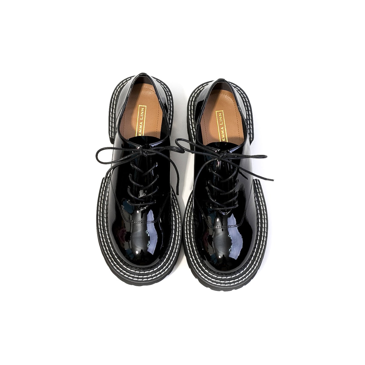 【レイン対応】アウトソールダブルステッチレースアップシューズ_GE23481