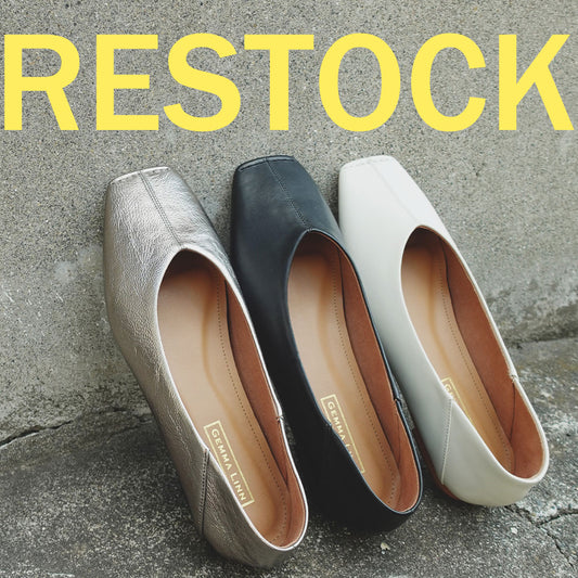 《再入荷》トゥステッチフラットシューズ_GE23187