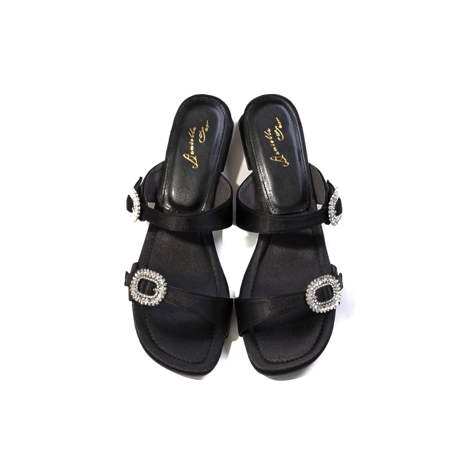 CASADEI サンダル 切り捨て ビジュー 36 23cm 裏張り済み