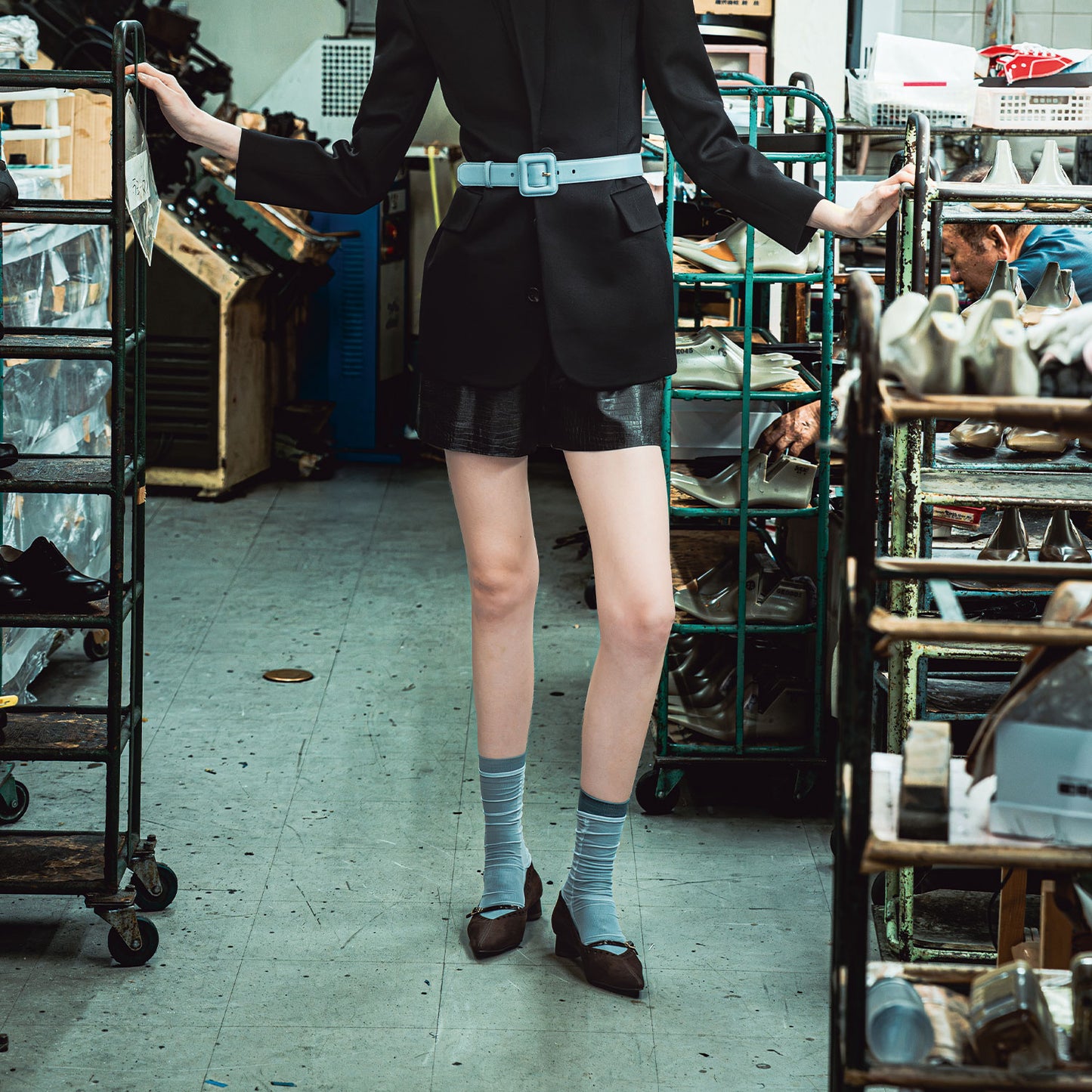 《NEW 26FW》パンチングポインテッドパンプス_DA26053