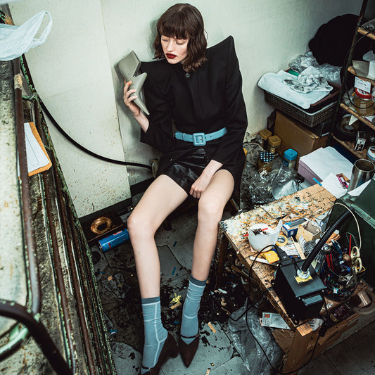 《NEW 26FW》パンチングポインテッドパンプス_DA26053