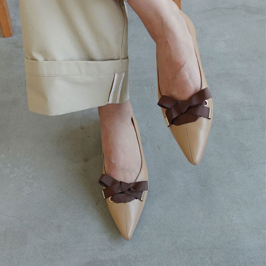 《春夏新作》グログランリボンモチーフパンプス_DA26160