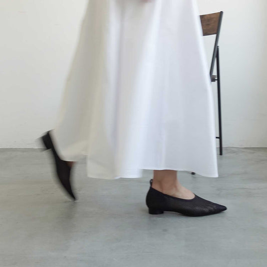 《春夏新作》ポインテッドメッシュパンプス _DA26163