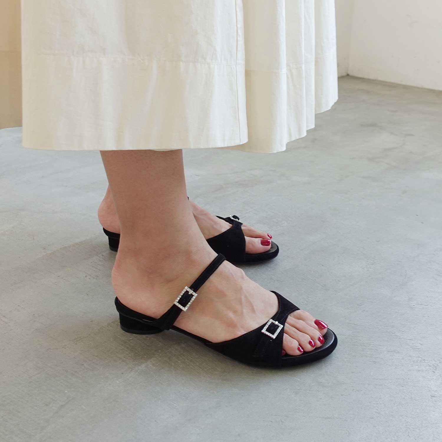 Daniella & GEMMA ONLINE STORE – 《春夏新作》ダブルビジューバックル