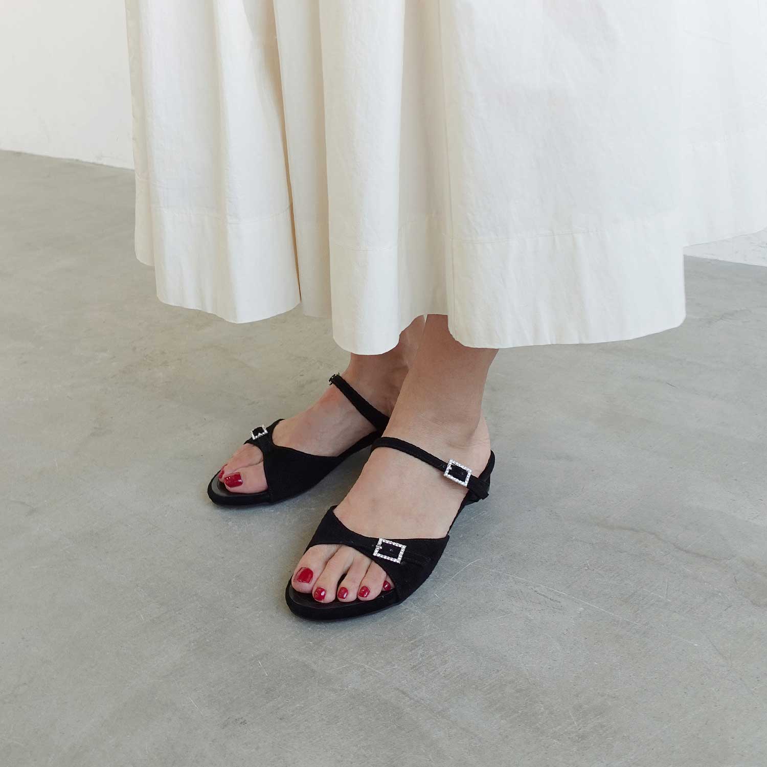 Daniella & GEMMA ONLINE STORE – 《春夏新作》ダブルビジューバックル