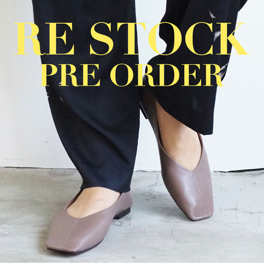 =予約受注=トゥステッチフラットシューズ_GE23187