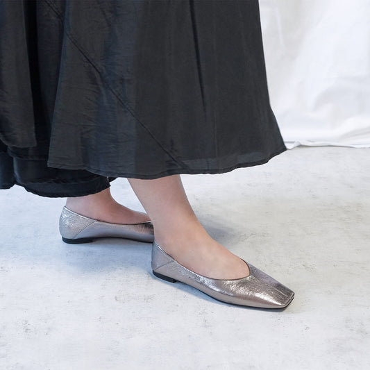 《再入荷》トゥステッチフラットシューズ_GE23187