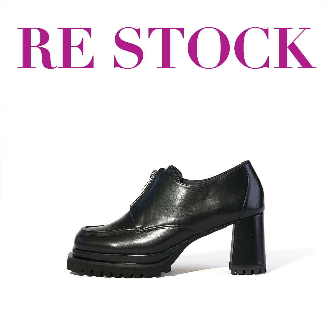 【レイン対応】ストームジップヒールローファー_GE24461