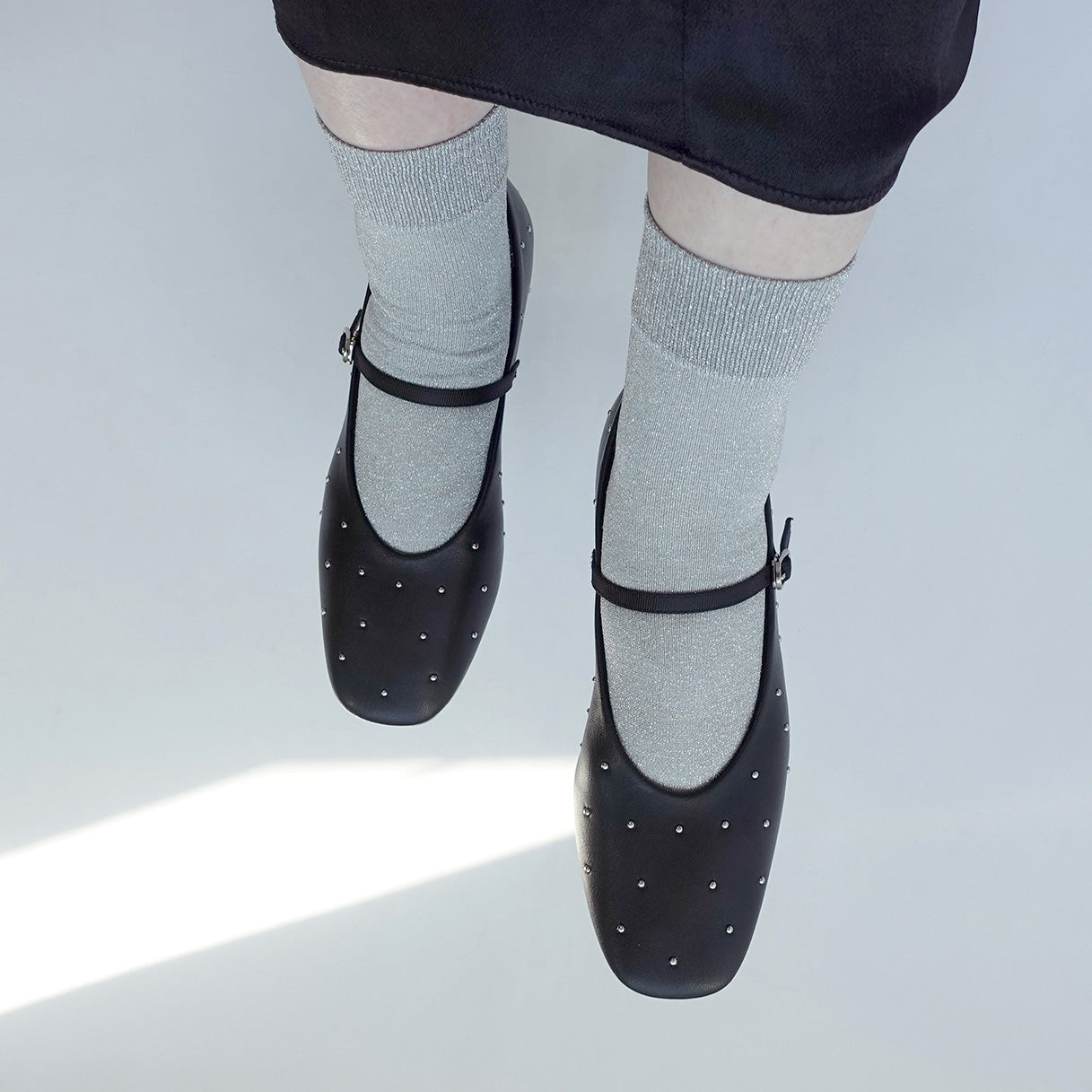 《再入荷》スタッズメリージェーンフラットシューズ_GE25196