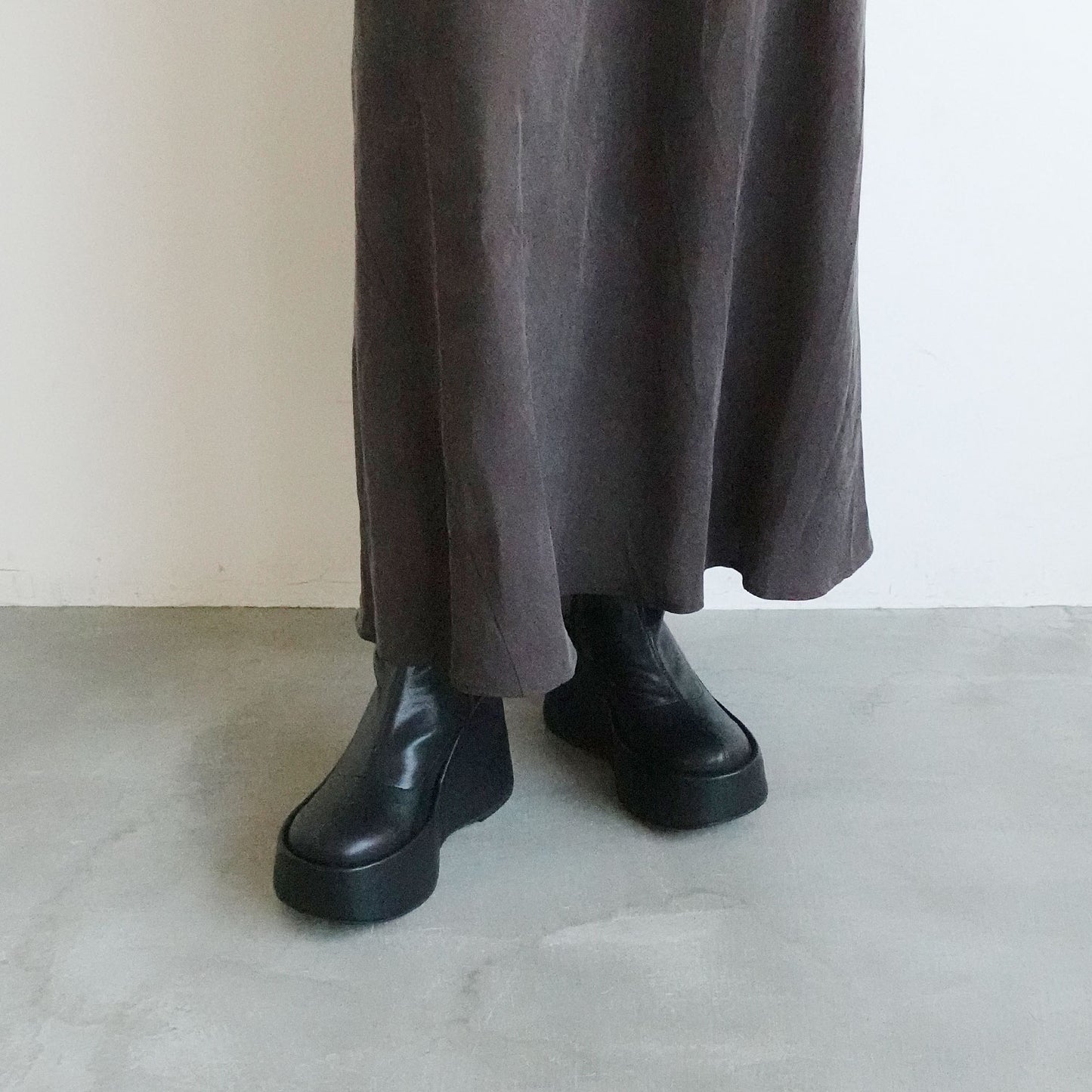 【レイン対応】ウエッジボリュームソールブーツ_GE25648