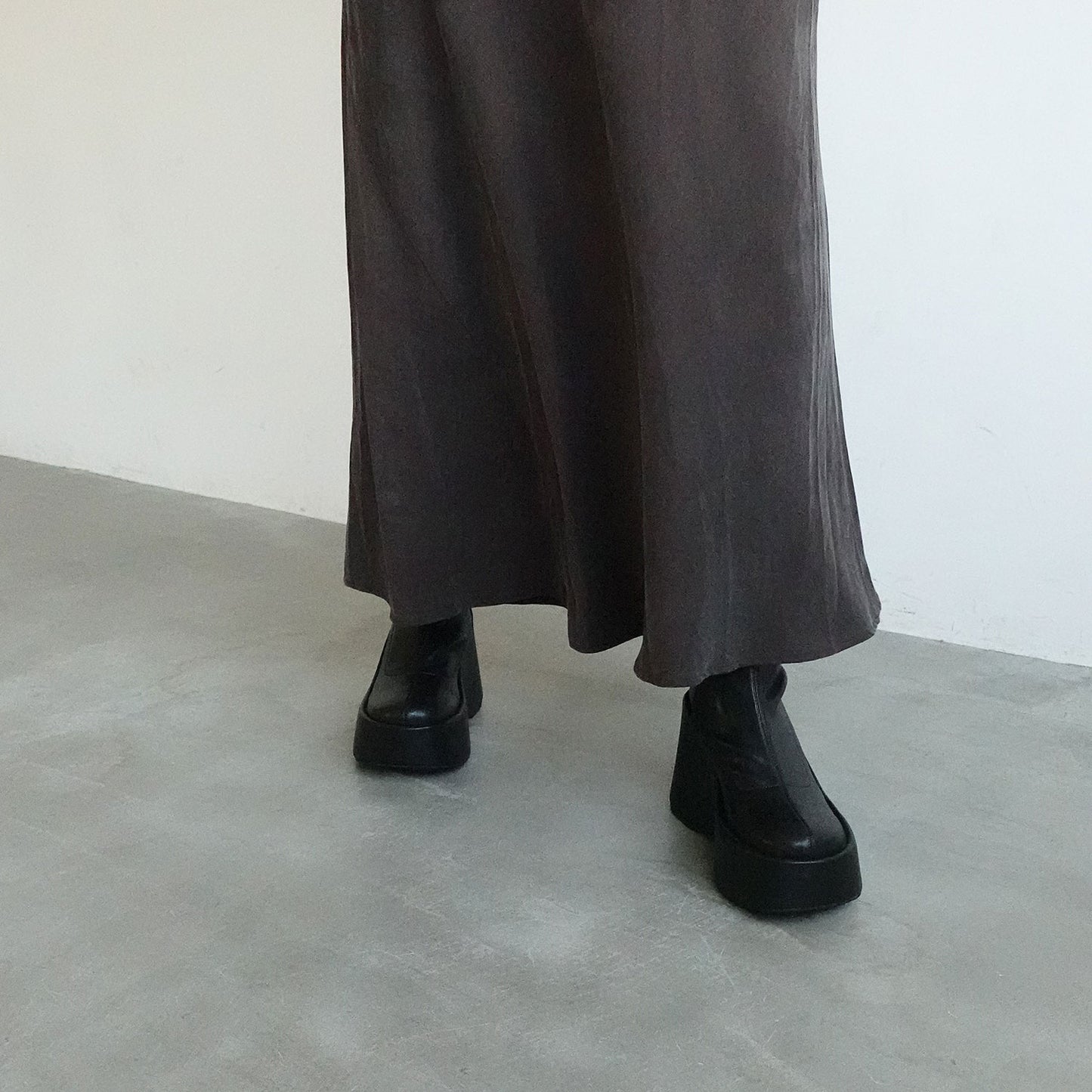 【レイン対応】ウエッジボリュームソールブーツ_GE25648