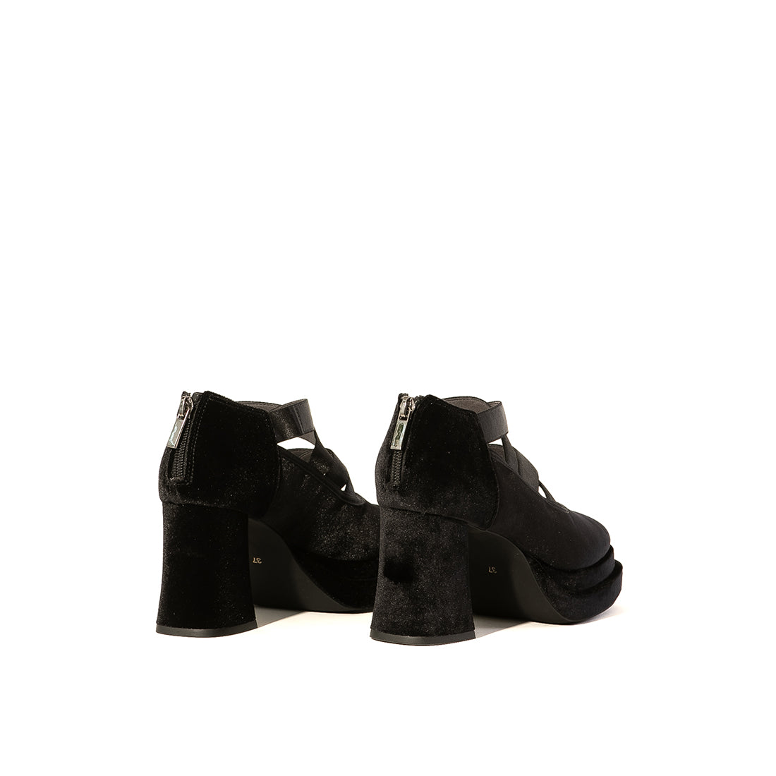 《NEW 26FW》ダブルストームベロアバレエパンプス_GE26014