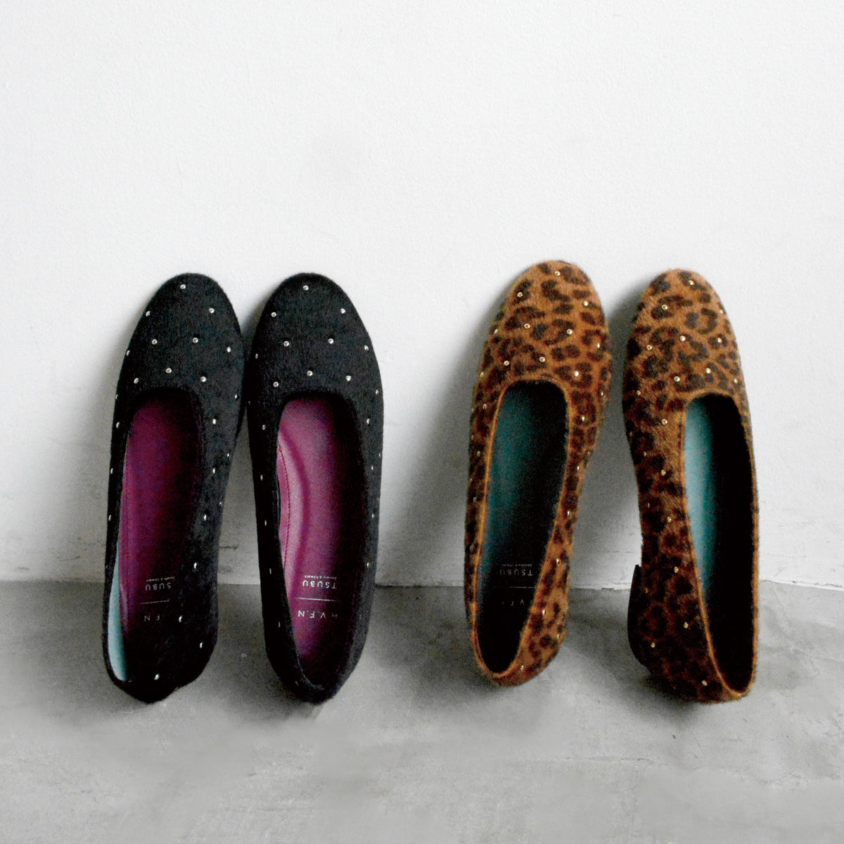 《NEW 26FW》【H.V.F.N×TSUBU】ラウンドバレエシューズ_GE26100