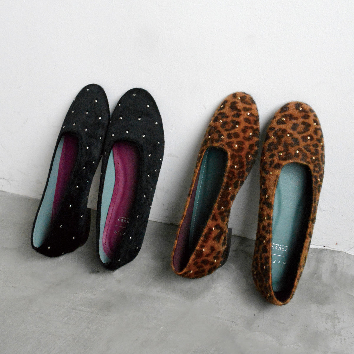 《NEW 26FW》【H.V.F.N×TSUBU】ラウンドバレエシューズ_GE26100