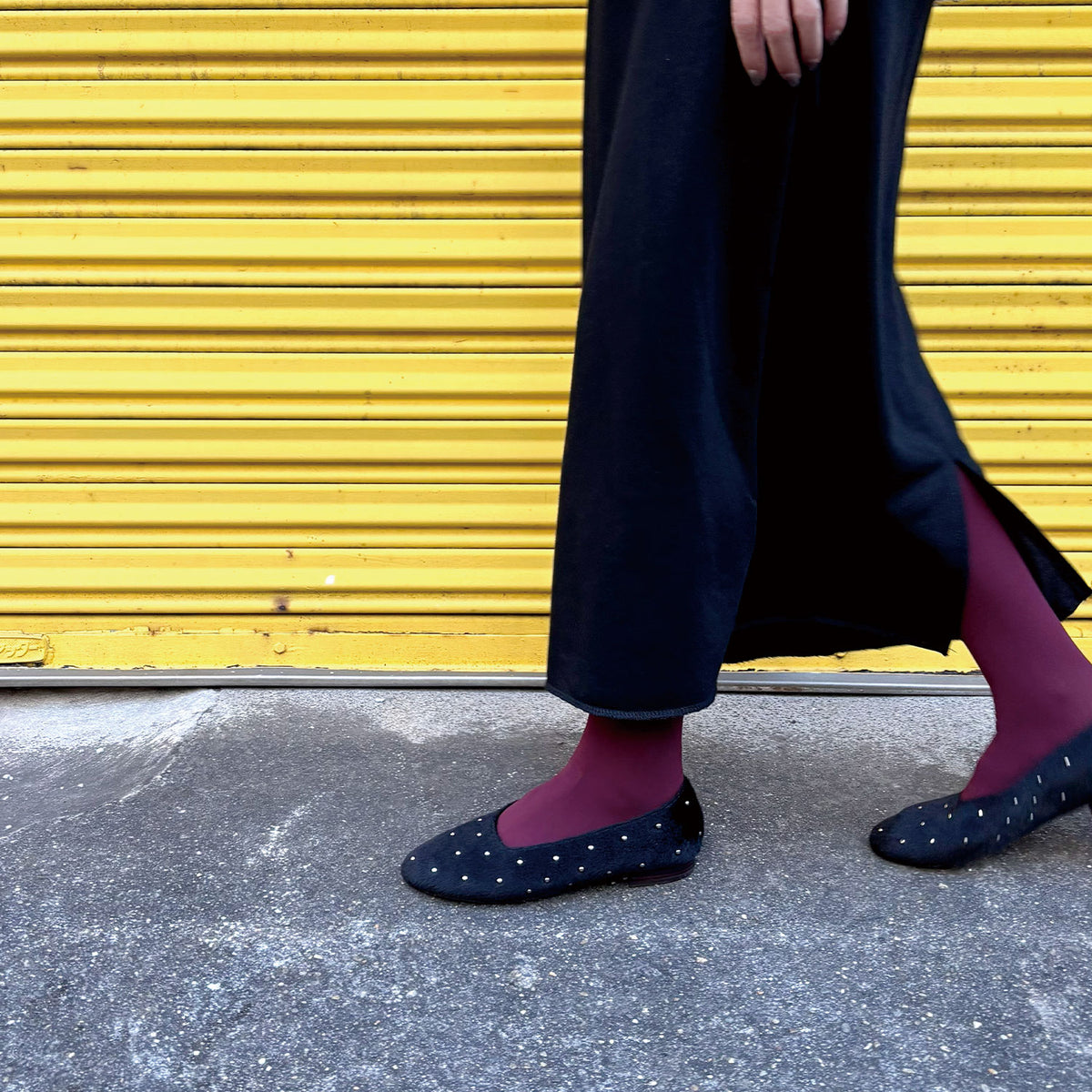 《NEW 26FW》【H.V.F.N×TSUBU】ラウンドバレエシューズ_GE26100