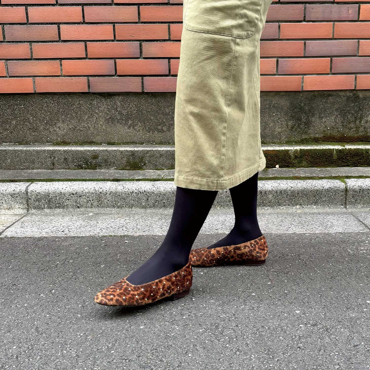 《NEW 26FW》【H.V.F.N×TSUBU】ラウンドバレエシューズ_GE26100