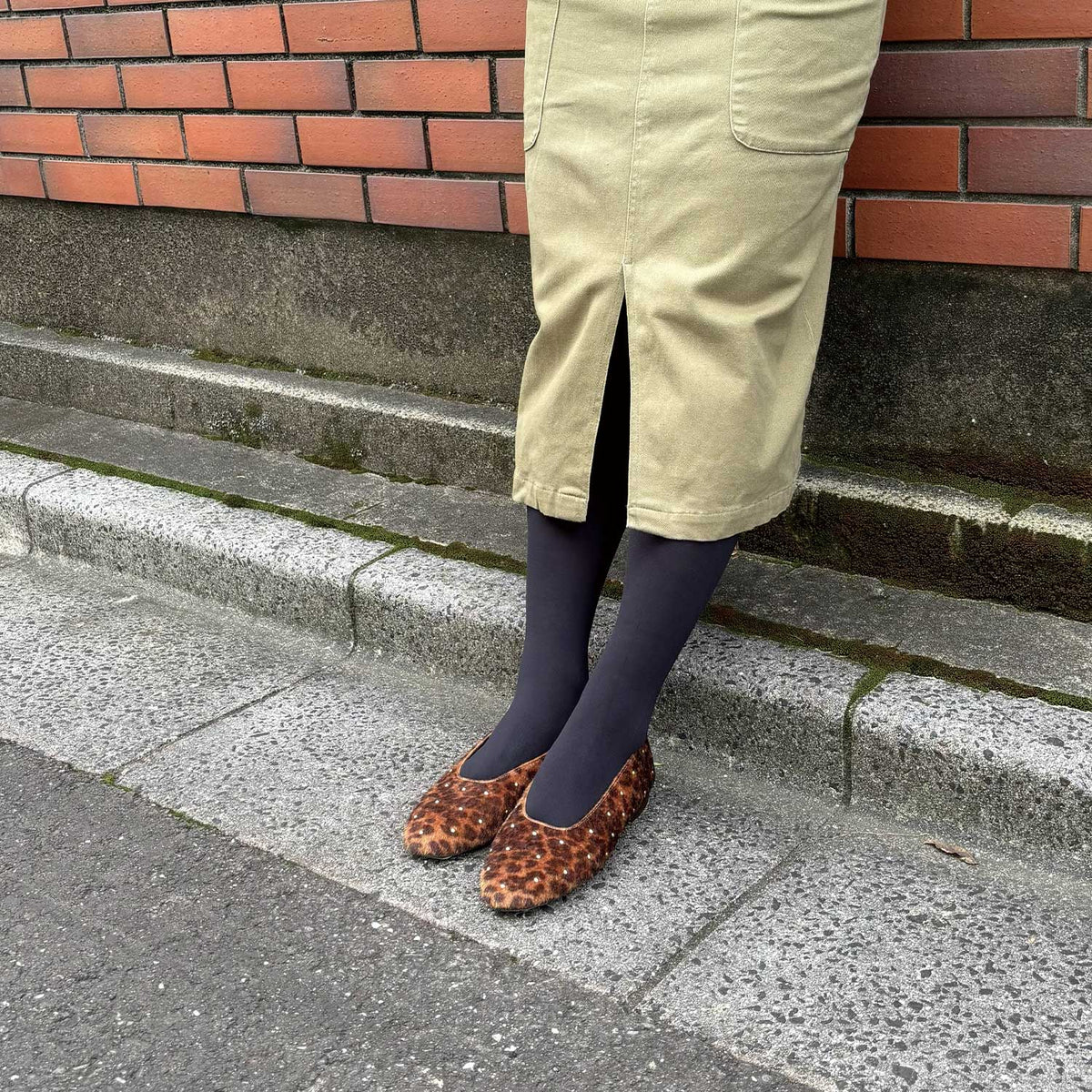 《NEW 26FW》【H.V.F.N×TSUBU】ラウンドバレエシューズ_GE26100