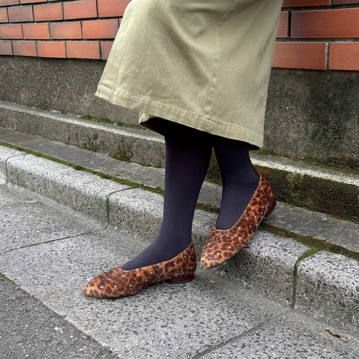 《NEW 26FW》【H.V.F.N×TSUBU】ラウンドバレエシューズ_GE26100