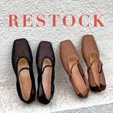 《再入荷》カラーストーンメッシュフラットシューズ_GE26146