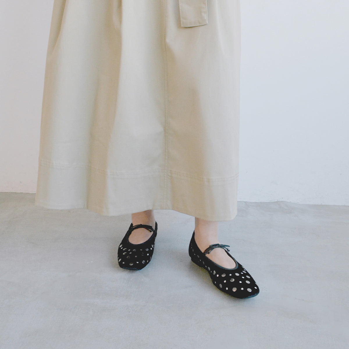 《NEW 26FW》メタルパーツバレエシューズ_GE26189