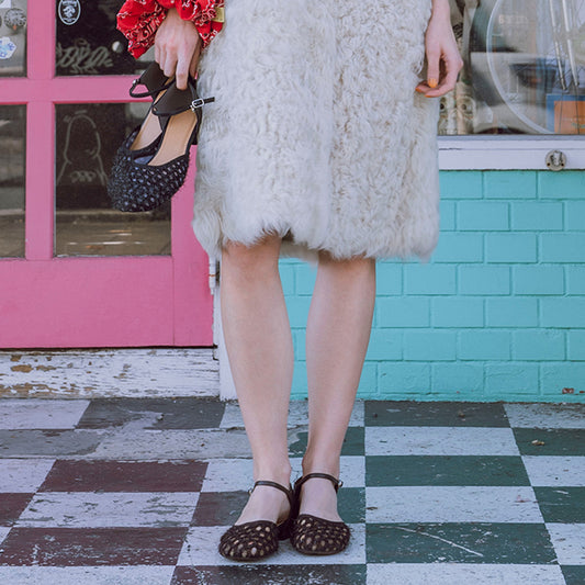 《春夏新作》スクエアラウンドセパレートパンプス_GE26274