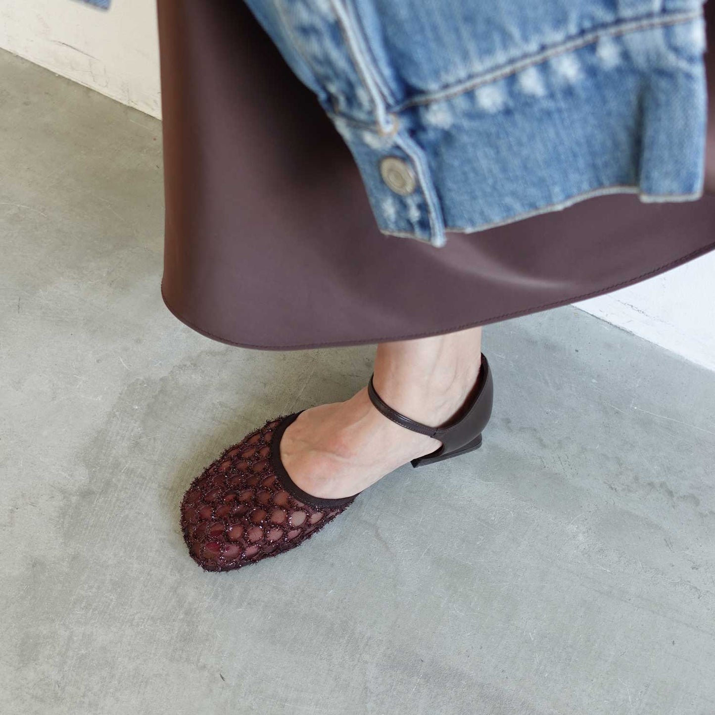 《春夏新作》スクエアラウンドセパレートパンプス_GE26274