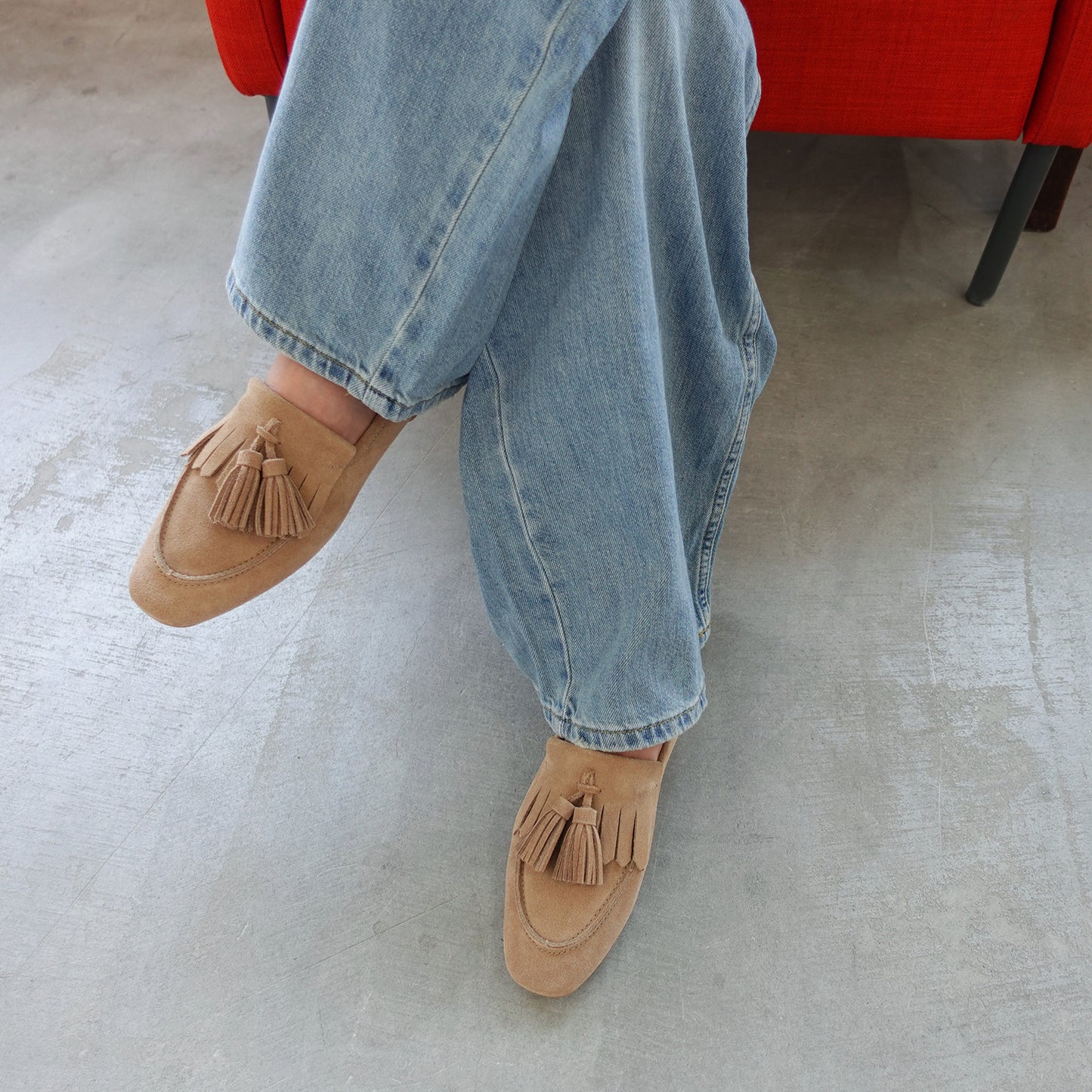 《春夏新作》タッセルフリンジモカローファー_GE26468