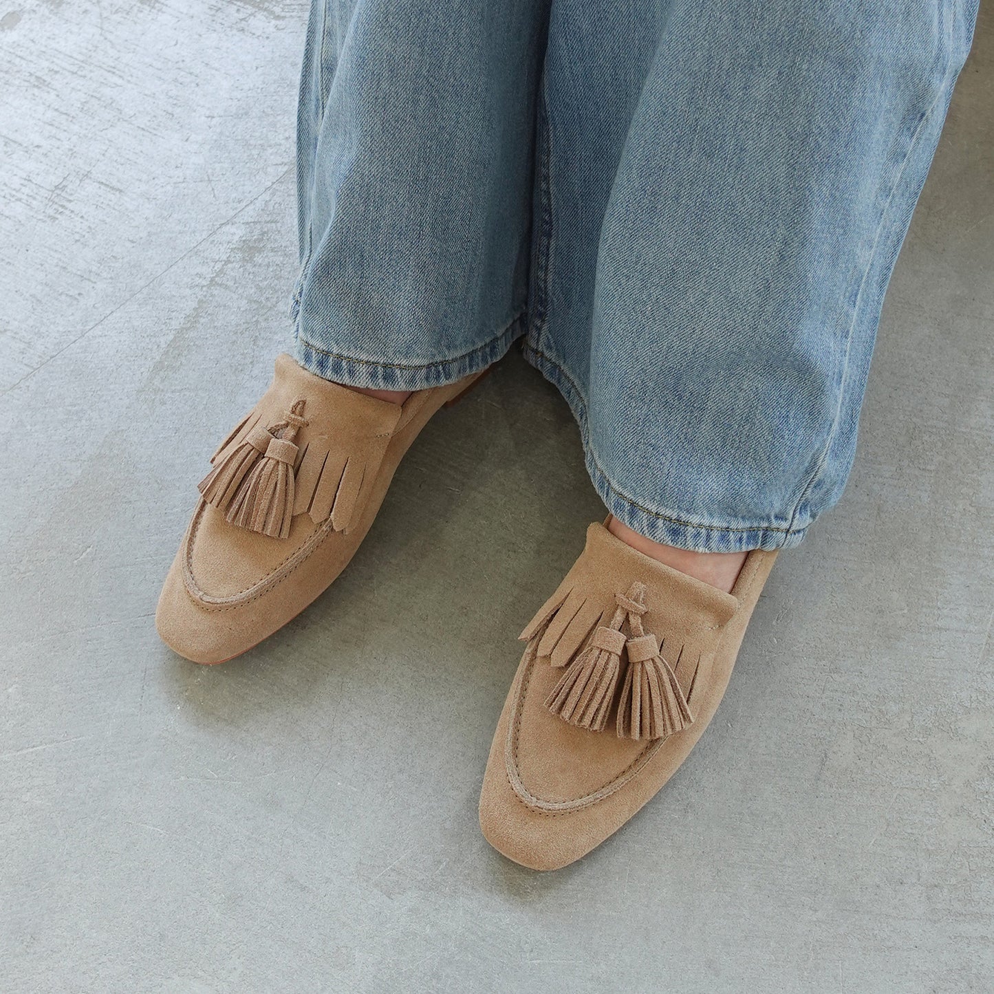 《春夏新作》タッセルフリンジモカローファー_GE26468