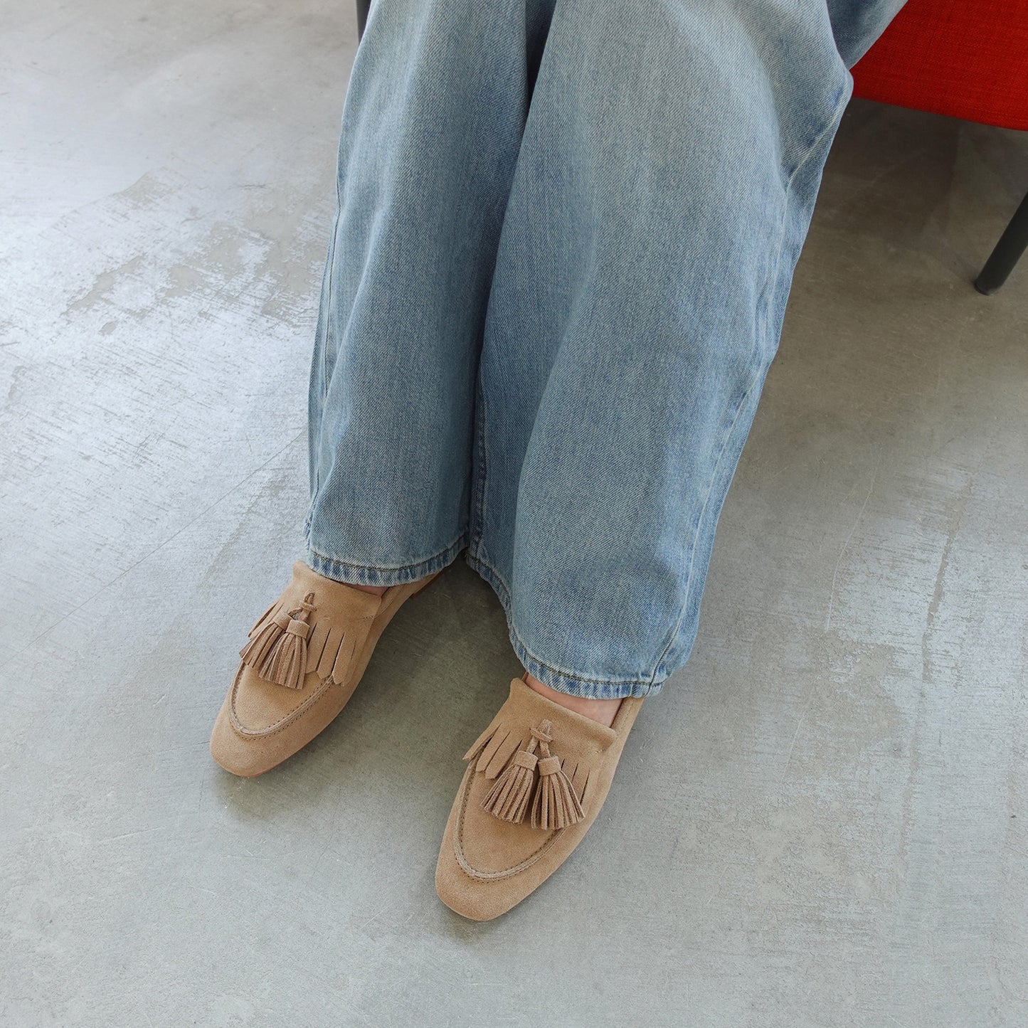 《春夏新作》タッセルフリンジモカローファー_GE26468