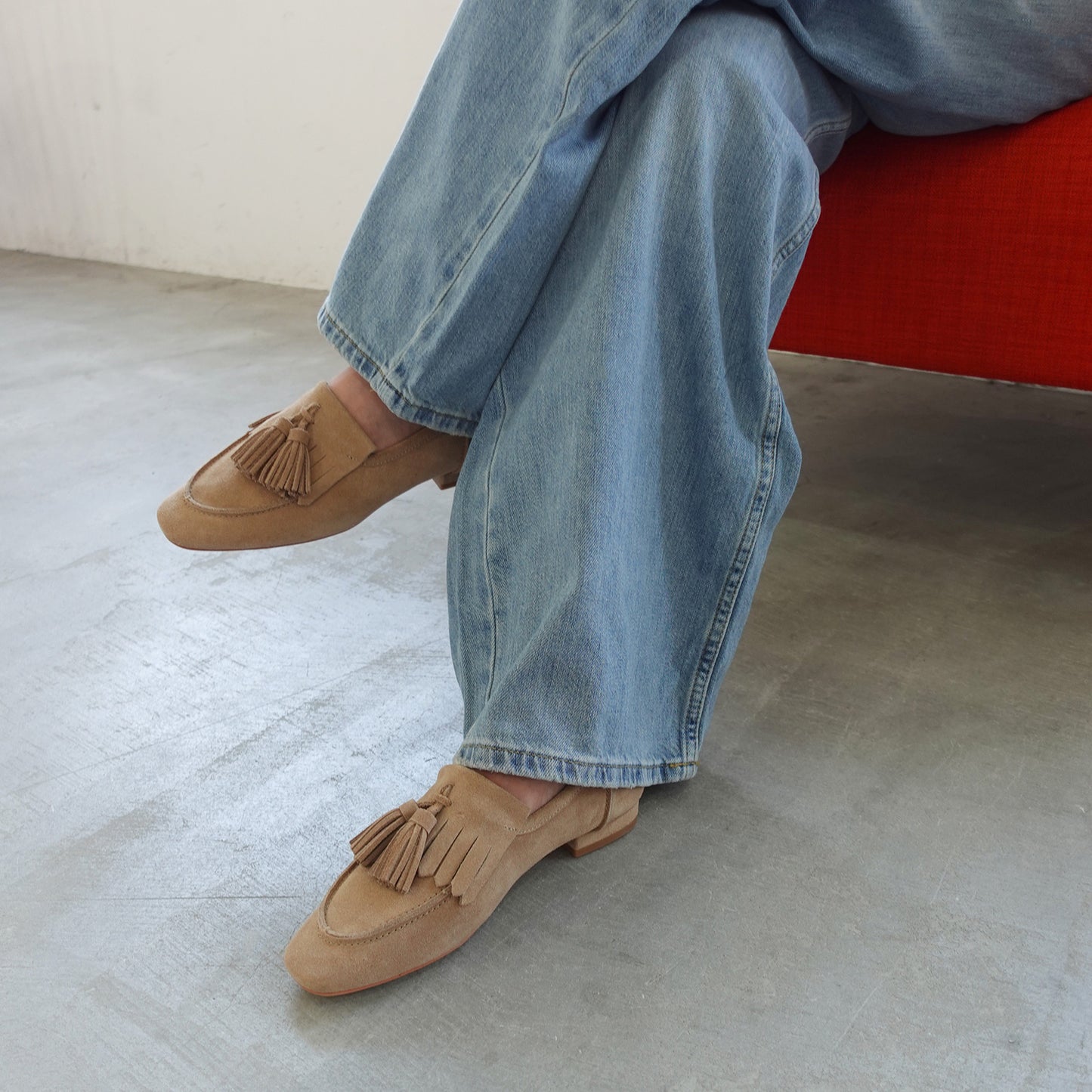 《春夏新作》タッセルフリンジモカローファー_GE26468