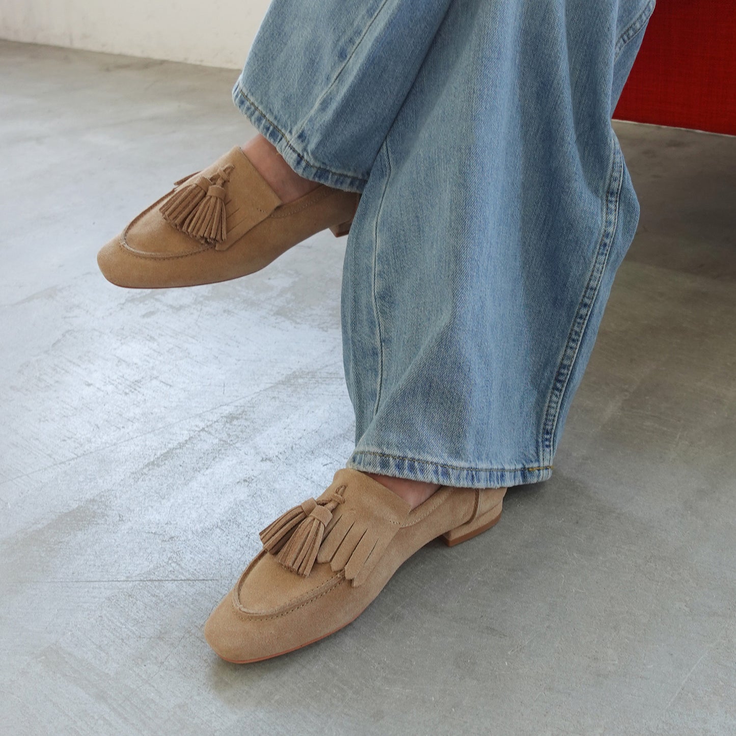 《春夏新作》タッセルフリンジモカローファー_GE26468