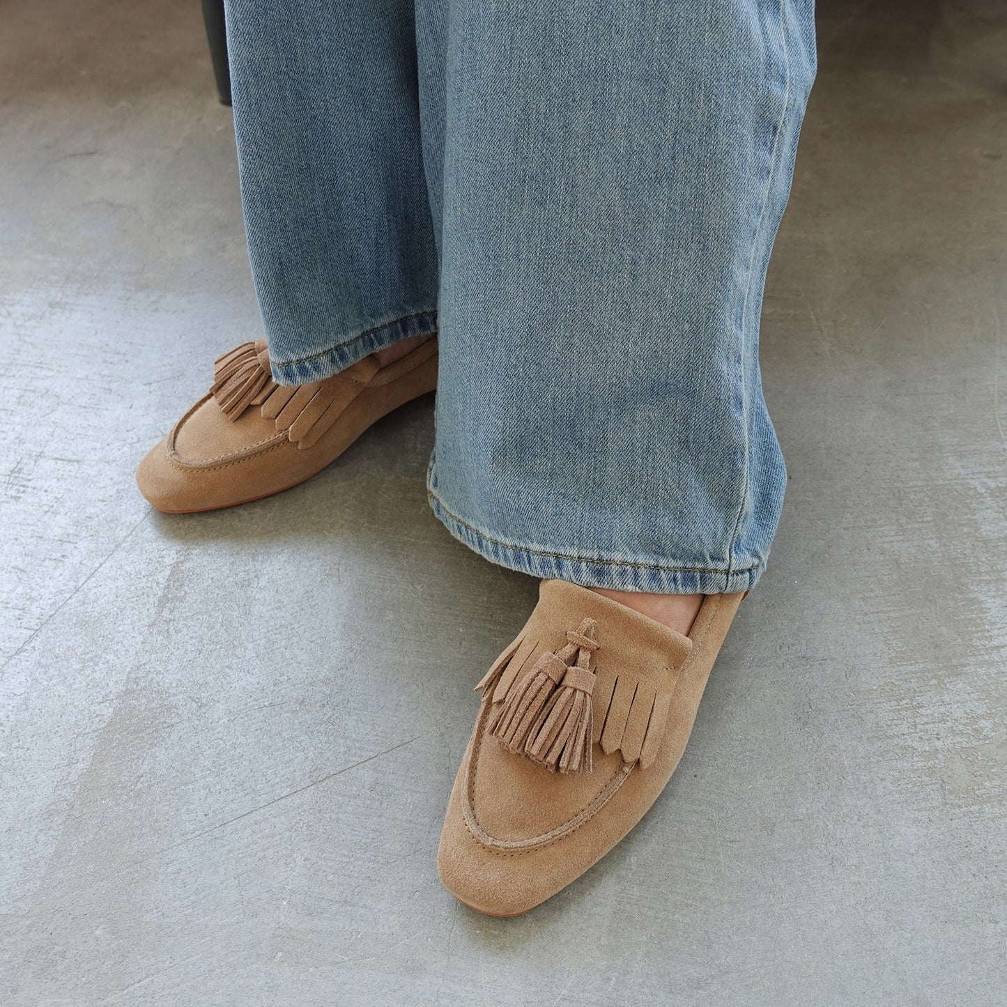 《春夏新作》タッセルフリンジモカローファー_GE26468