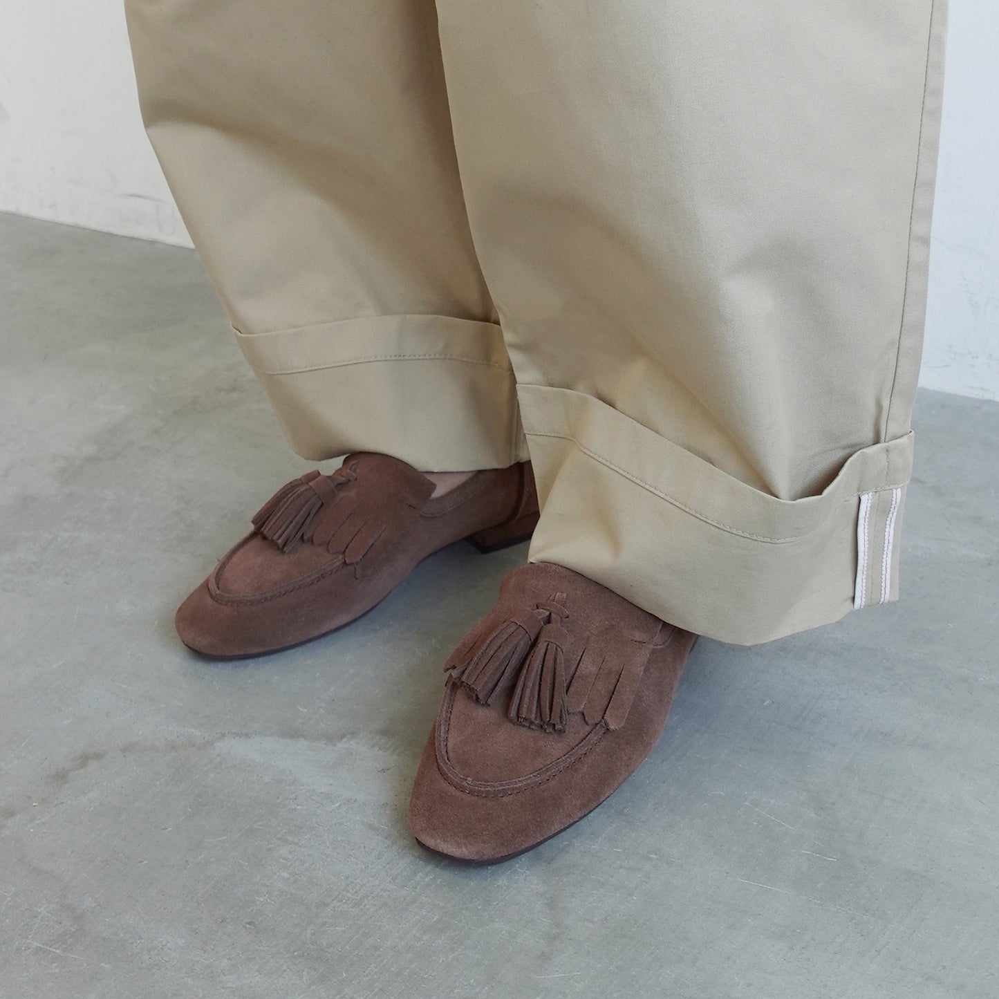 《春夏新作》タッセルフリンジモカローファー_GE26468