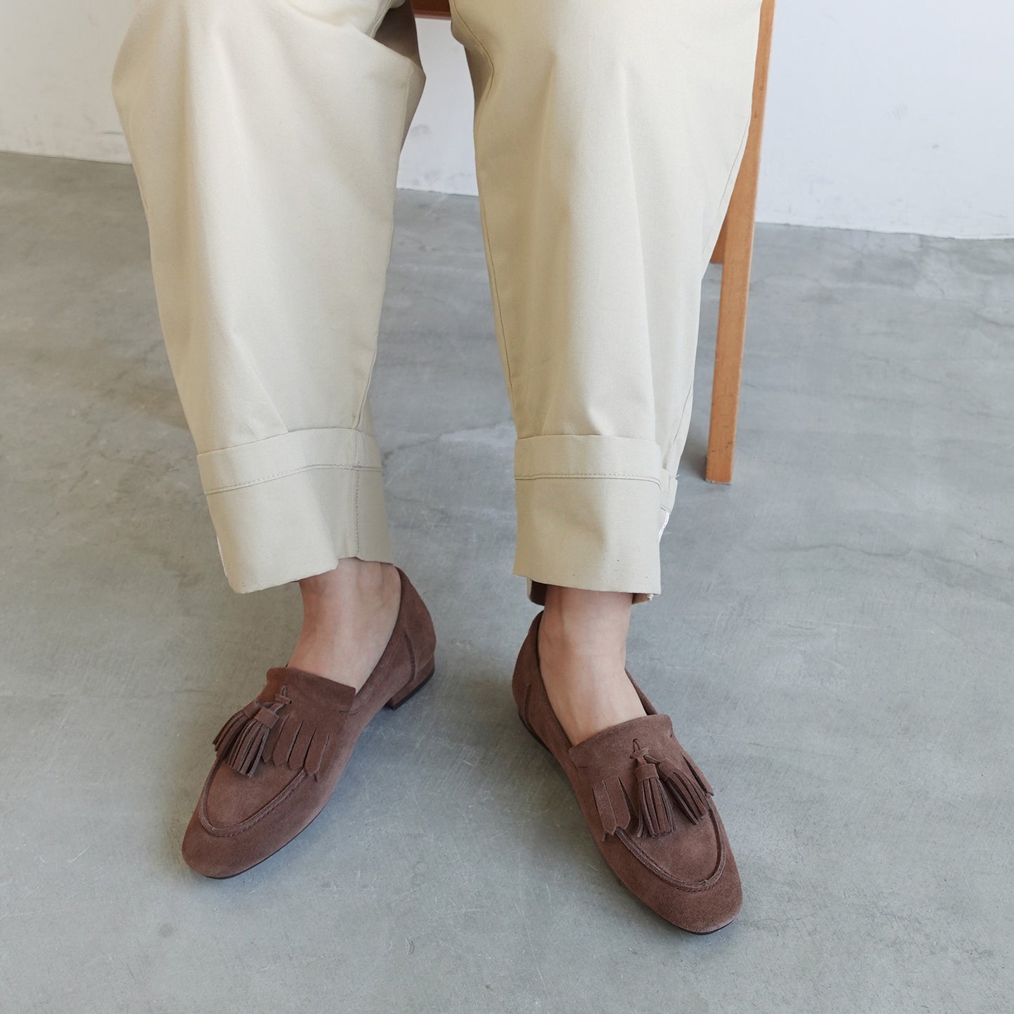 《春夏新作》タッセルフリンジモカローファー_GE26468