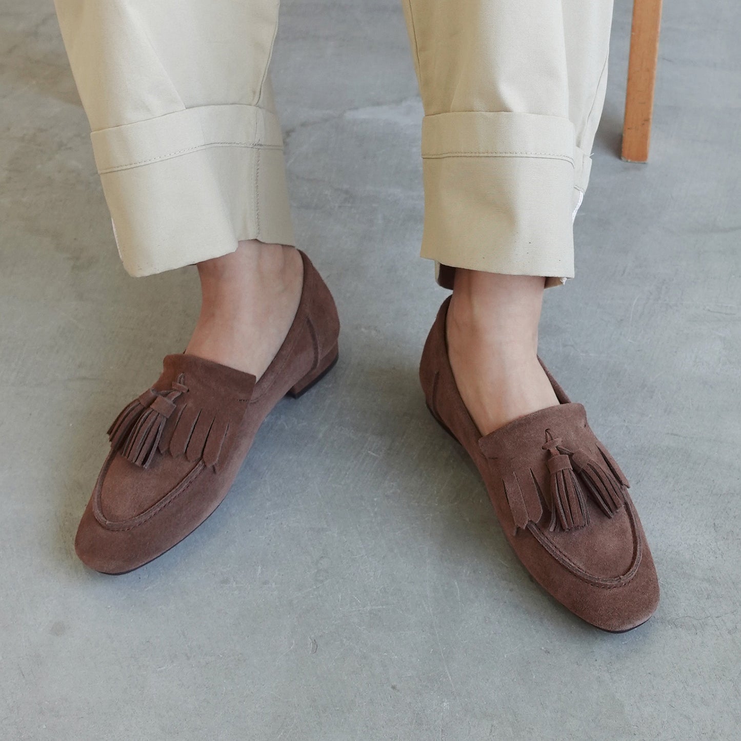 《春夏新作》タッセルフリンジモカローファー_GE26468