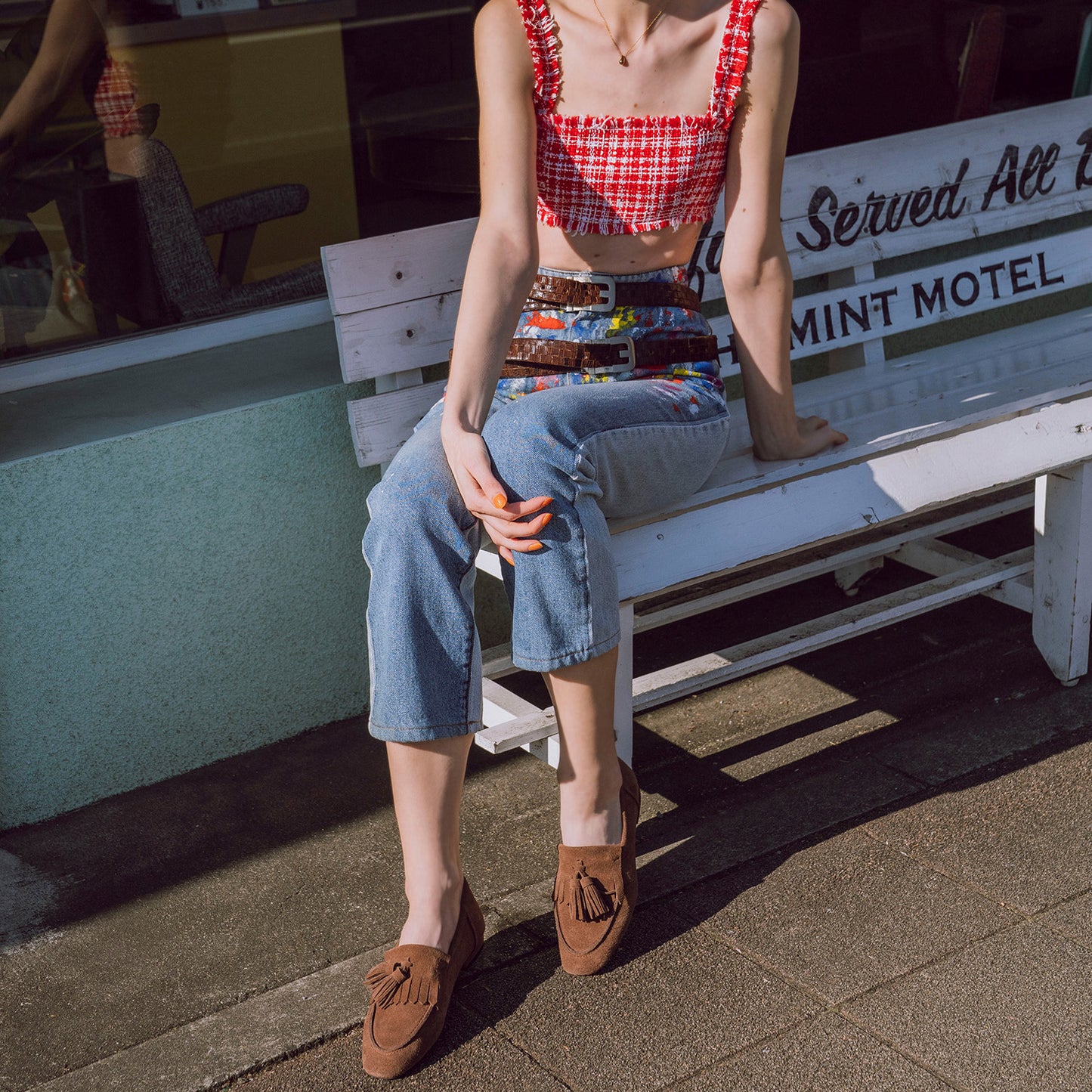 《春夏新作》タッセルフリンジモカローファー_GE26468