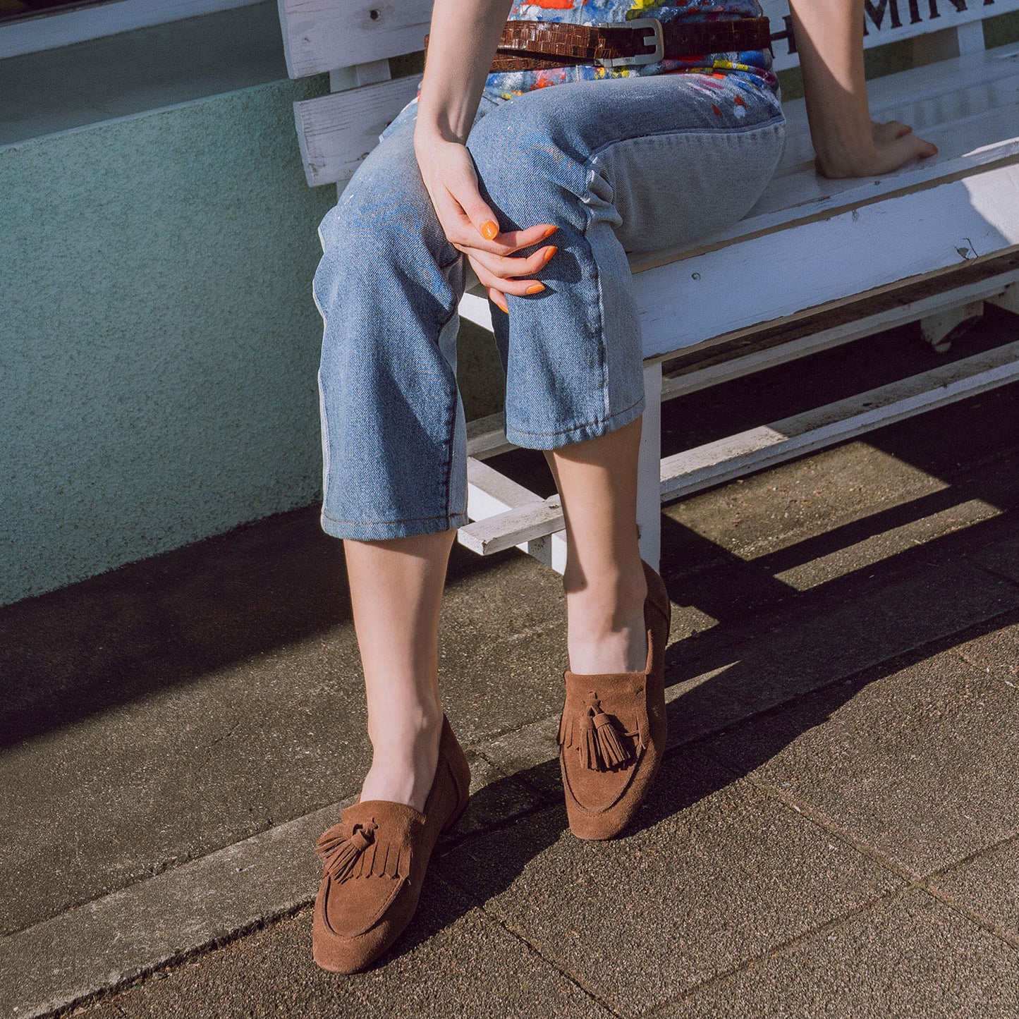 《春夏新作》タッセルフリンジモカローファー_GE26468