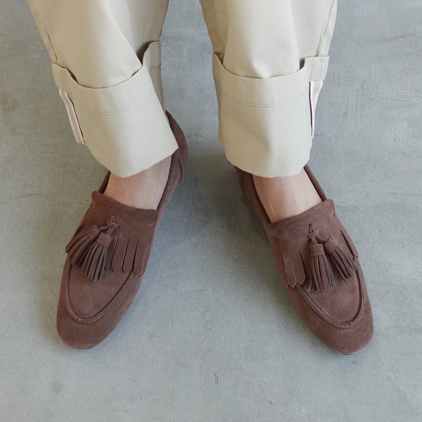 《春夏新作》タッセルフリンジモカローファー_GE26468