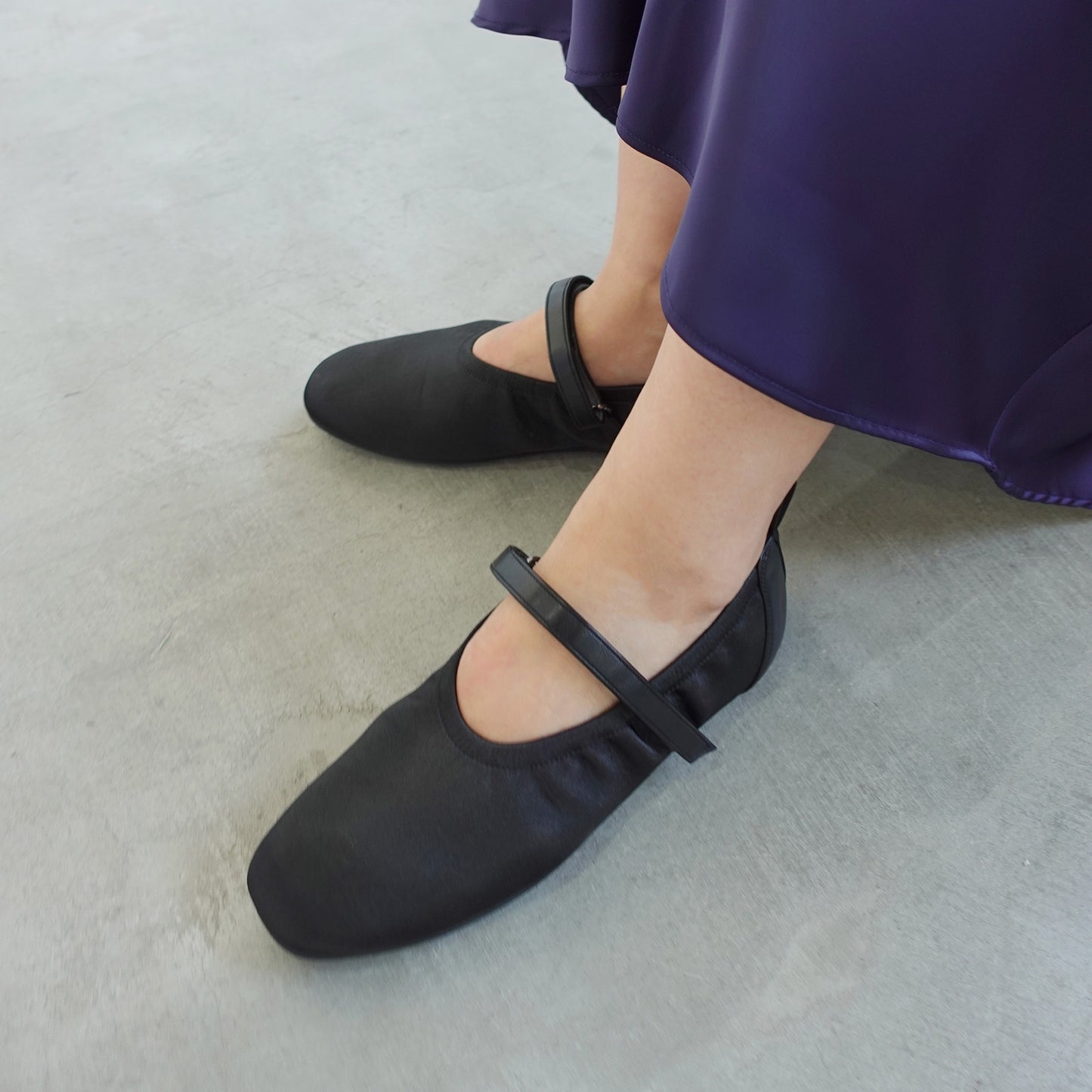 《春夏新作》ベルクロスニーカーバレエシューズ_GE26470