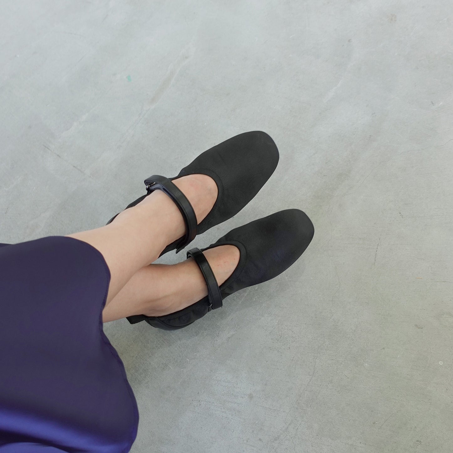 《春夏新作》ベルクロスニーカーバレエシューズ_GE26470