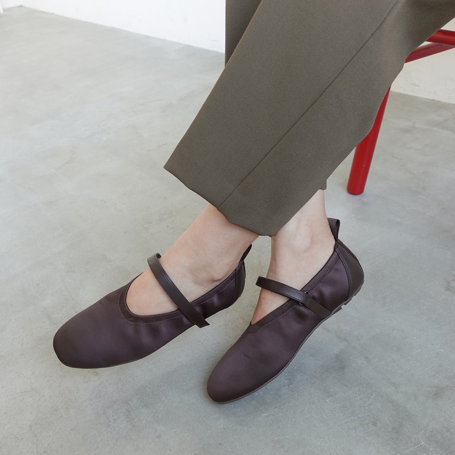 《春夏新作》ベルクロスニーカーバレエシューズ_GE26470